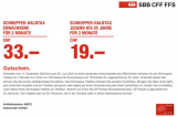 SBB Schnupper-Halbtax bis 30.06.24