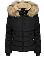 ONLY Steppjacke (ONLNEWCAMILLA FUR HOOD JACKET CC OTW) mit Kapuze bei Ackermann