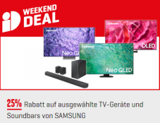 Sammeldeal: Verschiedene Fernseher und Soundbars (neue Bestpreise) von Samsung bei Interdiscount