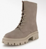 Oxmox Damen Schnürboots Taupe (Grössen 36-40 & 42 verfügbar) bei Ochnser Shoes