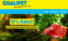 Qualipet Gutschein für 10% Rabatt auf Aqua-Sortiment bis 24.03.24