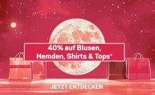 Ackermann Gutschein für 40% Rabatt auf Blusen, Hemden, Shirts & Tops bis Mitternacht