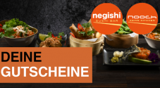 negishi & nooch Gutscheine für Take Away, Dine-In und Lieferung (gültig bis 21.04., Konto erforderlich)