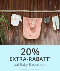 babywalz Gutschein – 20 % Extra-Rabatt auf Bademode bis zum 21. Mai