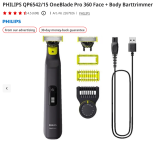Bestpreis PHILIPS QP6542/15 OneBlade Pro 360 Face + Body Barttrimmer
