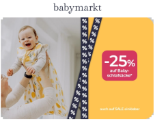 25% Rabatt auf Schlafsäcke bei Babymarkt mit Gutscheincode SCHLAF1391133