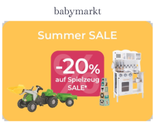 babymarkt Rabattaktion – 20% auf Spielzeug im Sale am 20. & 21. Juni