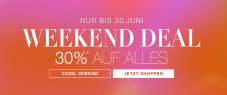 30% Rabatt auf alles bei Madeleine CH – Weekend Deal!