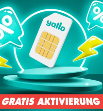 yallo Europe (Alles unlim. in CH + unlim. Roaming in EU, USA, Kanada & Türkei) mit gratis Aktivierung