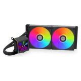 Solutionsit.ch: LIAN LI Galahad II LCD 280, Schwarz (GA2ALCD28B)