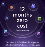 Studierende: Microsoft 365 Premium + LinkedIn Premium für 1 Jahr
