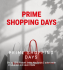 PRIME SHOPPING DAYS – 15% Rabatt auf das gesamte Sortiment