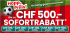 Bis zu CHF 500.– Sofortrabatt bei Conforama