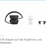 10% auf alle Kopfhörer und Headsets bei digitec, z.B. Bose QuietComfort 35 II für CHF 341.10 statt CHF 379.-