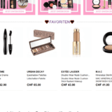 20% auf alles bei Marionnaud, z.B. Urban Decay Eyeshadow Palette für CHF 52.- statt CHF 65.-