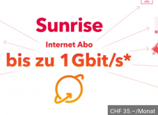 QoQa -> Sunrise unlimited internet (1gbps max) nur Heute