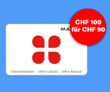 Hammer 10% Rabatt auf MediaMarkt / Manor / Zalando / AboutYou Geschenkkarte bei Offerz