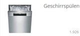 Bis zu 17 % Rabatt auf Geschirrspüler bei Nettoshop