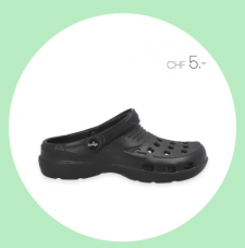 “Crocs”-Klon bei Vögele Shoes für CHF 5.- (nur heute)