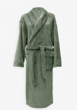 Bademantel von Heckett & Lane in Olivgrün