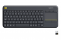 LOGITECH K400 PLUS WLESS TOUCH DARK