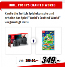 Nintendo Switch inkl. Yoshi’s Crafted World bei MediaMarkt
