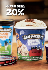 20% auf Ben & Jerry’s im Coop