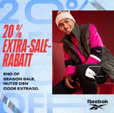 Reebok: 20% zusätzlich auf alle SALE Artikel
