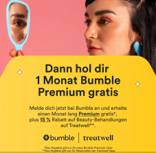 1 Monat Bumble Premium gratis [Neukunden]