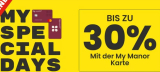 Manor Rabatt – bis zu 30% auf viele Marken mit der My Manor Karte