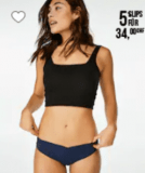 5 Damenslips für CHF 34.- bei Hunkemöller (heute gratis Versand)