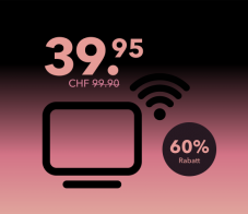 Sunrise Up Home L – 1Gbit/s im Kabel- oder Glasfasernetz mit 280+ Sendern & gratis Smart WiFi Pod