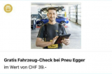 “Gratis” Auto-Check bei Pneu Egger
