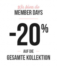 Hunkemöller: 20% Rabatt auf alles (für Members)