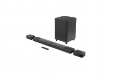 JBL BY HARMAN Bar 9.1 (820 W, Schwarz, 5.1.4 Kanal) - Soundbar mit kabellosem Sub und Rear Speakern
