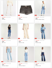 Levi’s Jeans ab CHF 21.- bei Manor (bei Abholung)