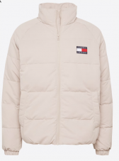 Tommy Jeans Herren Winterjacke in grün und beige bei About You