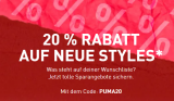 20% auf ausgewählte Artikel bei Puma (nur noch heute!)