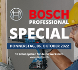 Bosch Professional Special bei DayDeal – 10 Schnäppli für die Werkstatt, von 9-18 Uhr jede Stunde ein neuer Deal