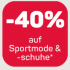 40% auf Sportmode & Schuhe inkl. reduzierte Artikel z.B. Quiksilver Espadrilles für CHF 12.- (nur noch heute)