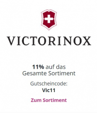 11% Rabatt auf alles von Victorinox