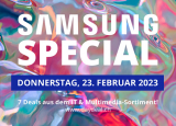 Samsung-Special bei DayDeal – 7 Angebote fürs Home Entertainment & zum Computer