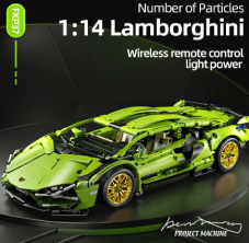Klemmbausteinset Technic Racing “Lamborghini” (wahlweise mit/ohne RC-Funktion) bei AliExpress