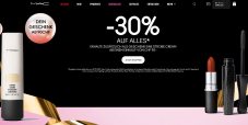 30% Rabatt auf (fast) alles bei M A C  Cosmetics