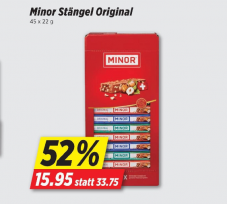 Minor Stängel Original 45 Stück x 22g