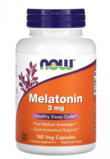 iHerb: 180 veg. Kapseln 3mg Melatonin für CHF 8.12 (+ Versand) mit Gutscheincode