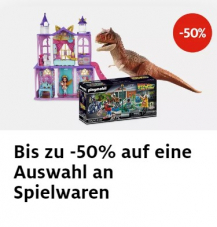 Bis zu 50% Rabatt auf Spielwaren bei Manor