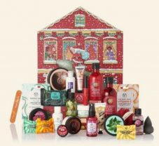 The Body Shop Adventskalender Deluxe 2019 + gratis Necessaire