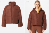 Monki Steppjacke ‘Sue’ in Braun bei About You (Gr. XS, S, L)