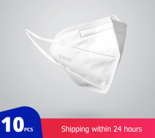 10 Stück KN95 Masken (15-22 Tage Lieferzeit) bei AliExpress
